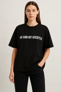 تیشرت باکسی me and my hfestyle