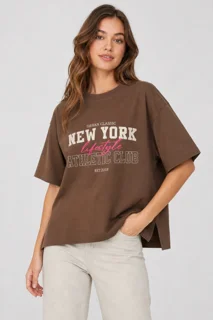 تیشرت باکسیNEW YORK CLUB